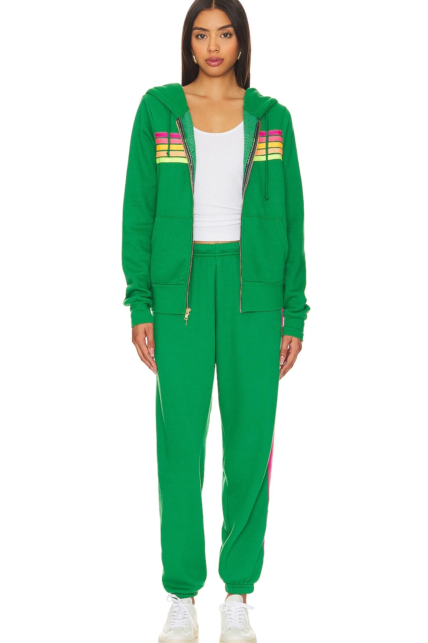 Women Aviator Nation Loungewear>X REVOLVE 5 Stripe Hoodie