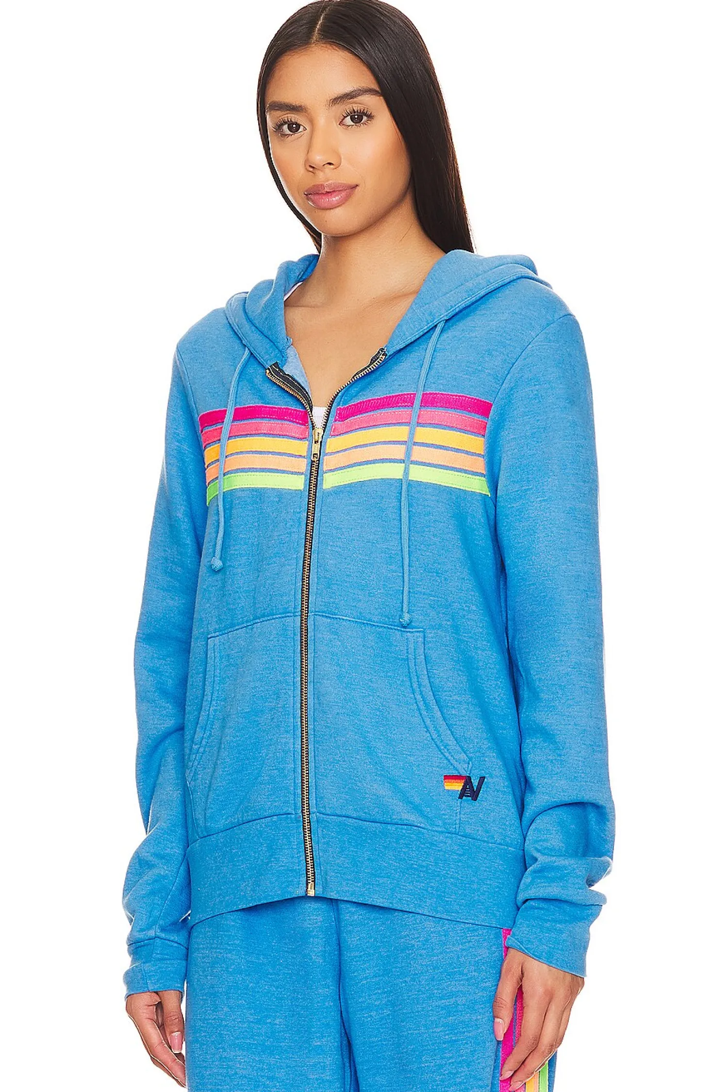 Women Aviator Nation Loungewear>X Revolve 5 Stripe Hoodie