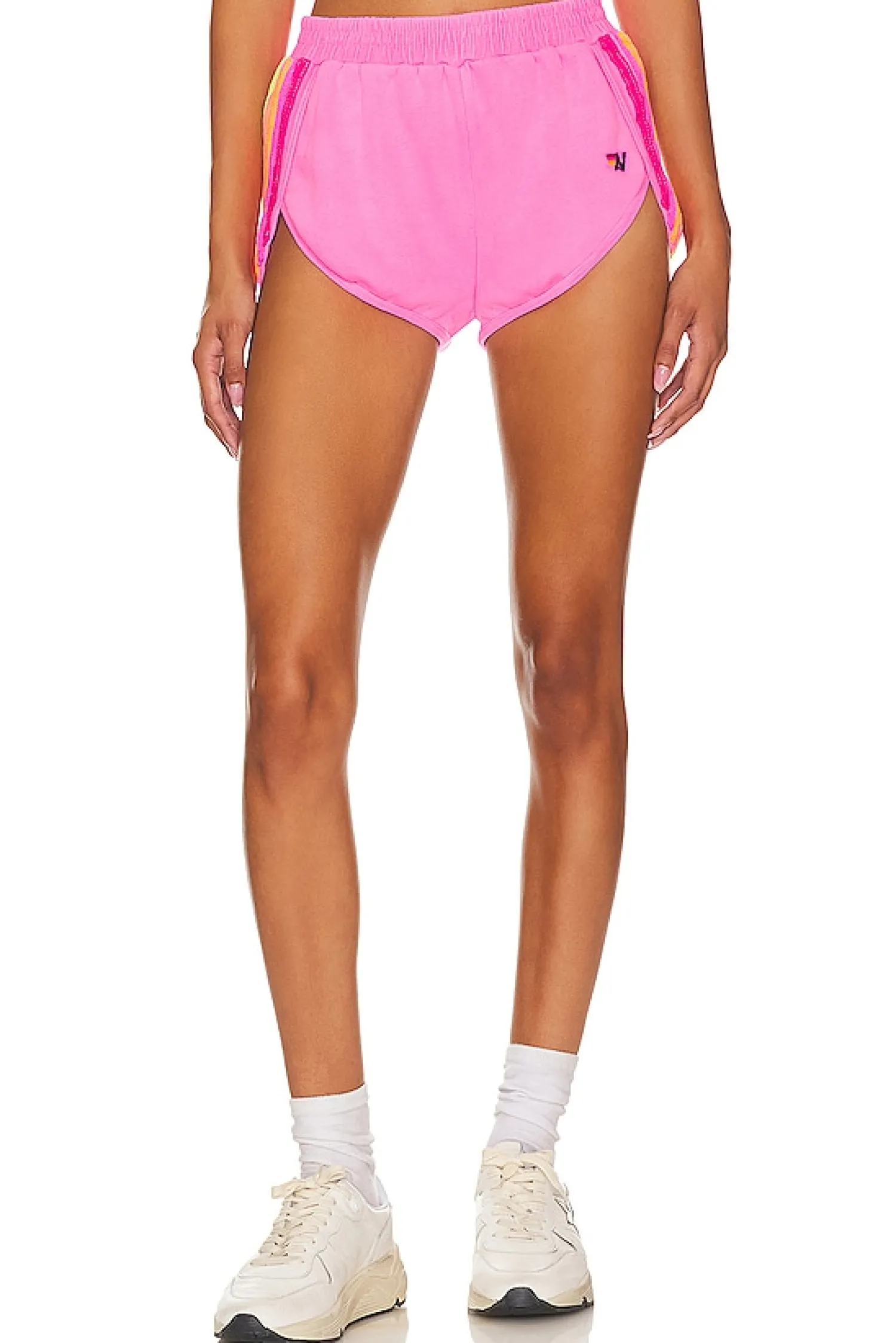 Women Aviator Nation Loungewear>X Revolve 5 Stripe Jogger Short