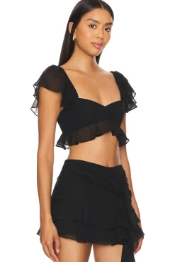 Women Amanda Uprichard Matching Sets>X Revolve Aliyah Crop Top