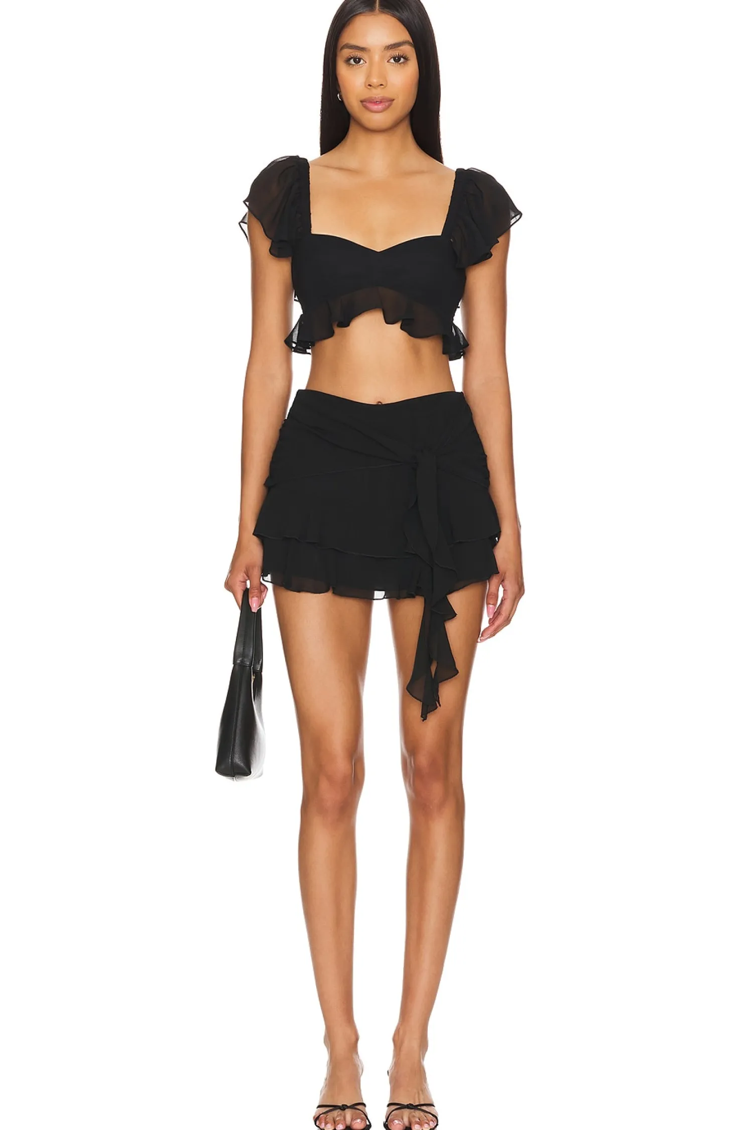 Women Amanda Uprichard Matching Sets>X Revolve Aliyah Crop Top