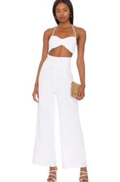 Women SNDYS Jumpsuits>x REVOLVE Boat Linen Jumpsuit