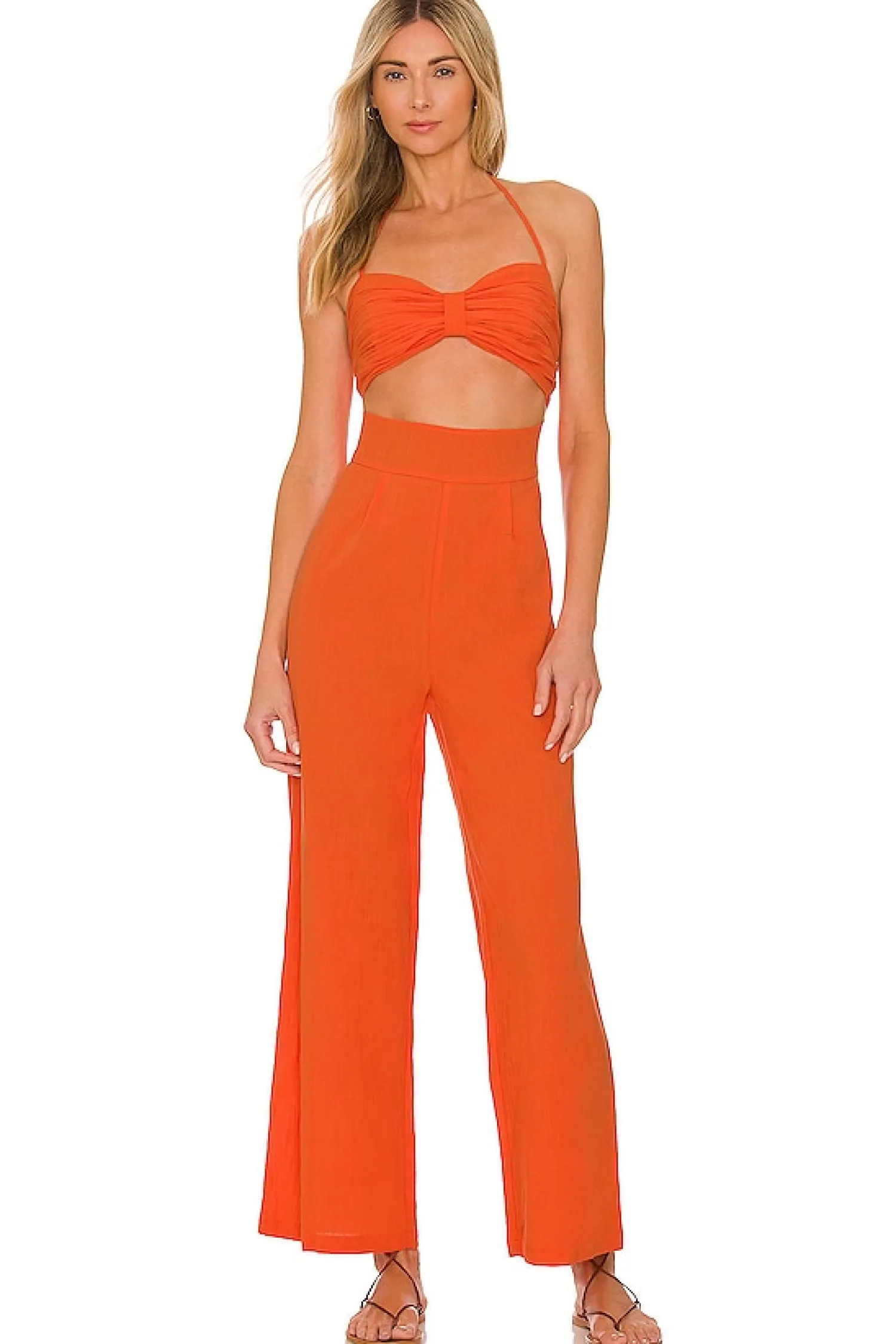 Women SNDYS Jumpsuits>x REVOLVE Boat Linen Jumpsuit