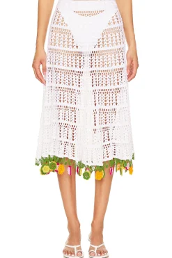 Women My Beachy Side Matching Sets>X Revolve Crochet Midi Skirt