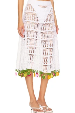 Women My Beachy Side Matching Sets>X Revolve Crochet Midi Skirt
