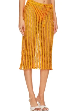 Women My Beachy Side Matching Sets>X Revolve Crochet Midi Skirt