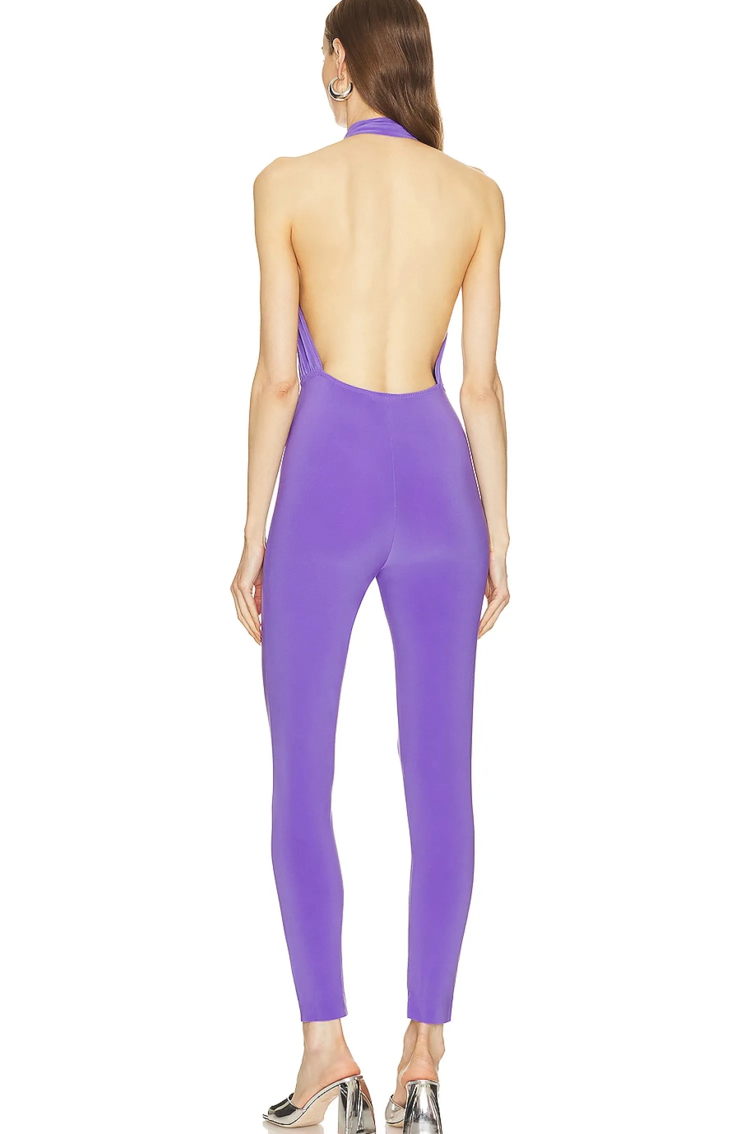 Women Norma Kamali Jumpsuits>x REVOLVE Cross Halter Jumpsuit