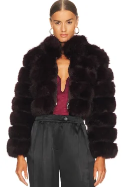 Women Adrienne Landau Jackets & Coats>x REVOLVE Faux Fox Fur Jacket