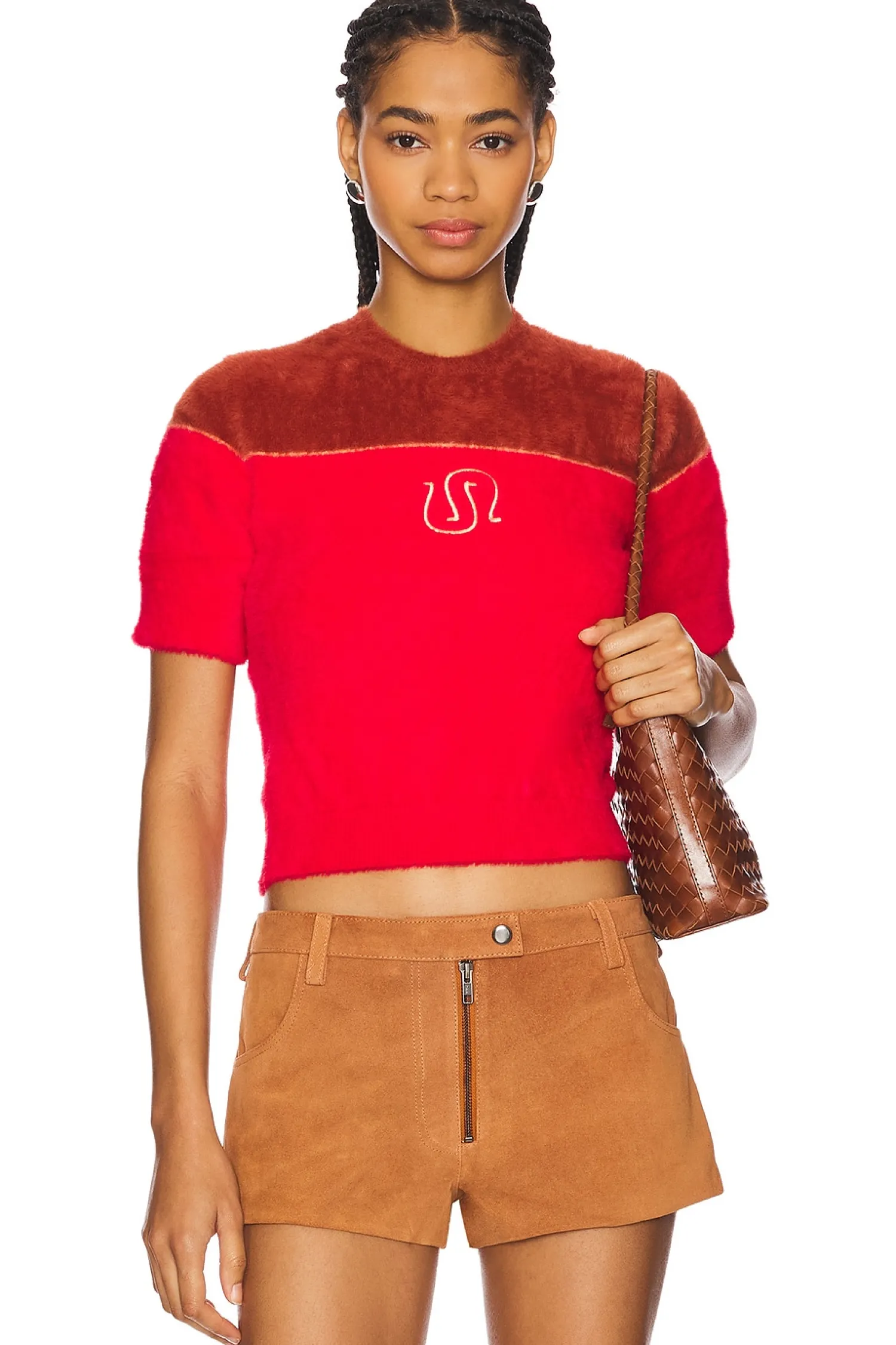 Women Understated Leather Matching Sets>x REVOLVE Fuzzy Sweater