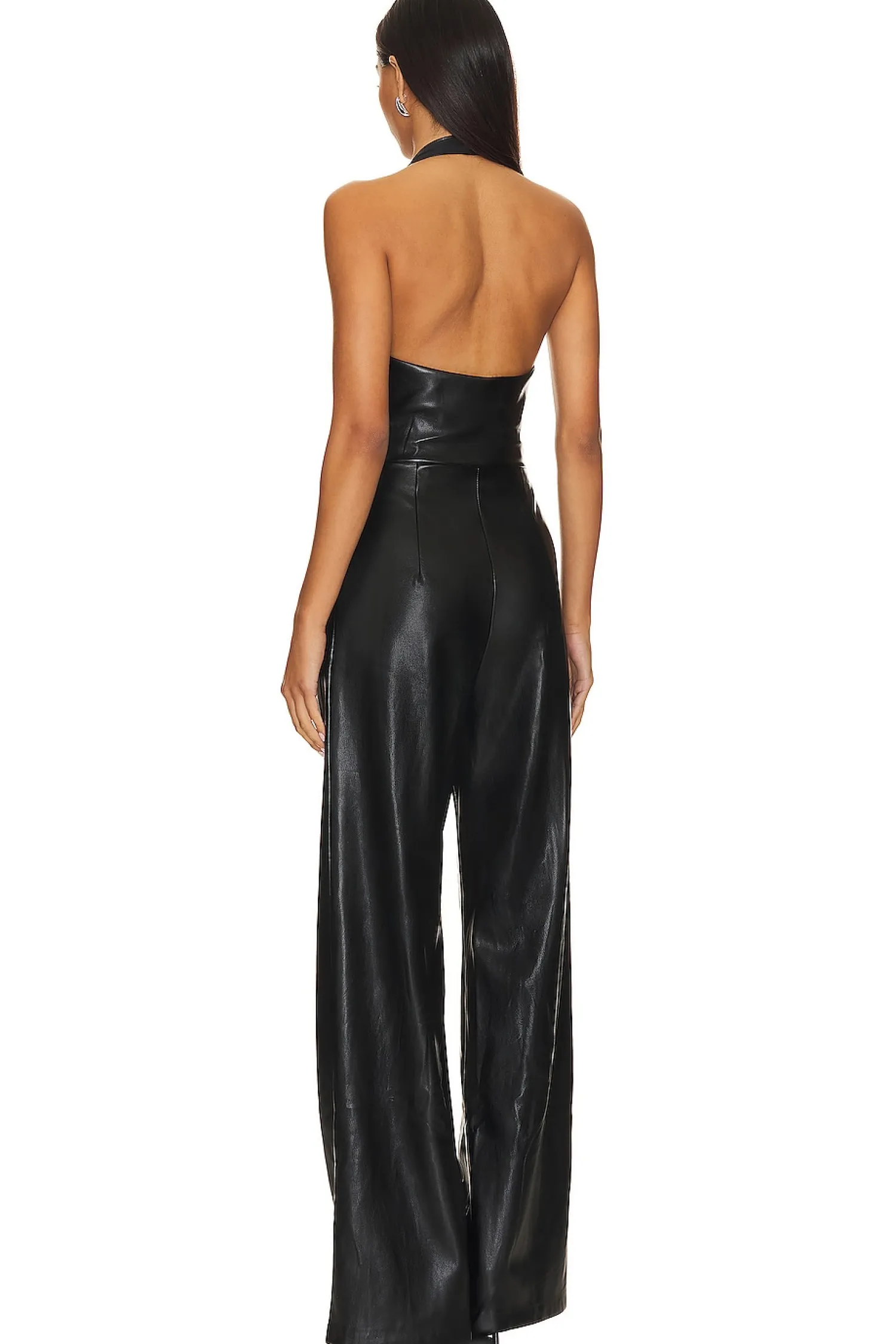 Women Amanda Uprichard Jumpsuits>X Revolve Isadore Faux Leather Jumpsuit