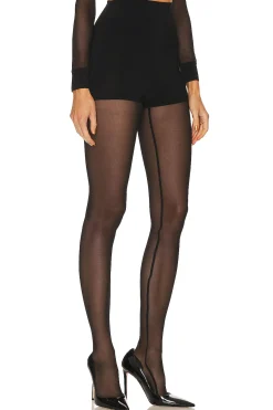 Women Norma Kamali Pants>x REVOLVE Legging With Mesh Bottom Footsie