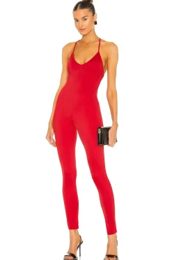 Women Norma Kamali Jumpsuits>x REVOLVE Low Back Fara Slip Catsuit