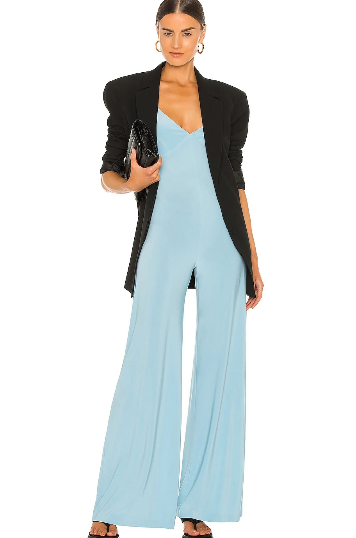 Women Norma Kamali Jumpsuits>x REVOLVE Low Back Slip Jumpsuit