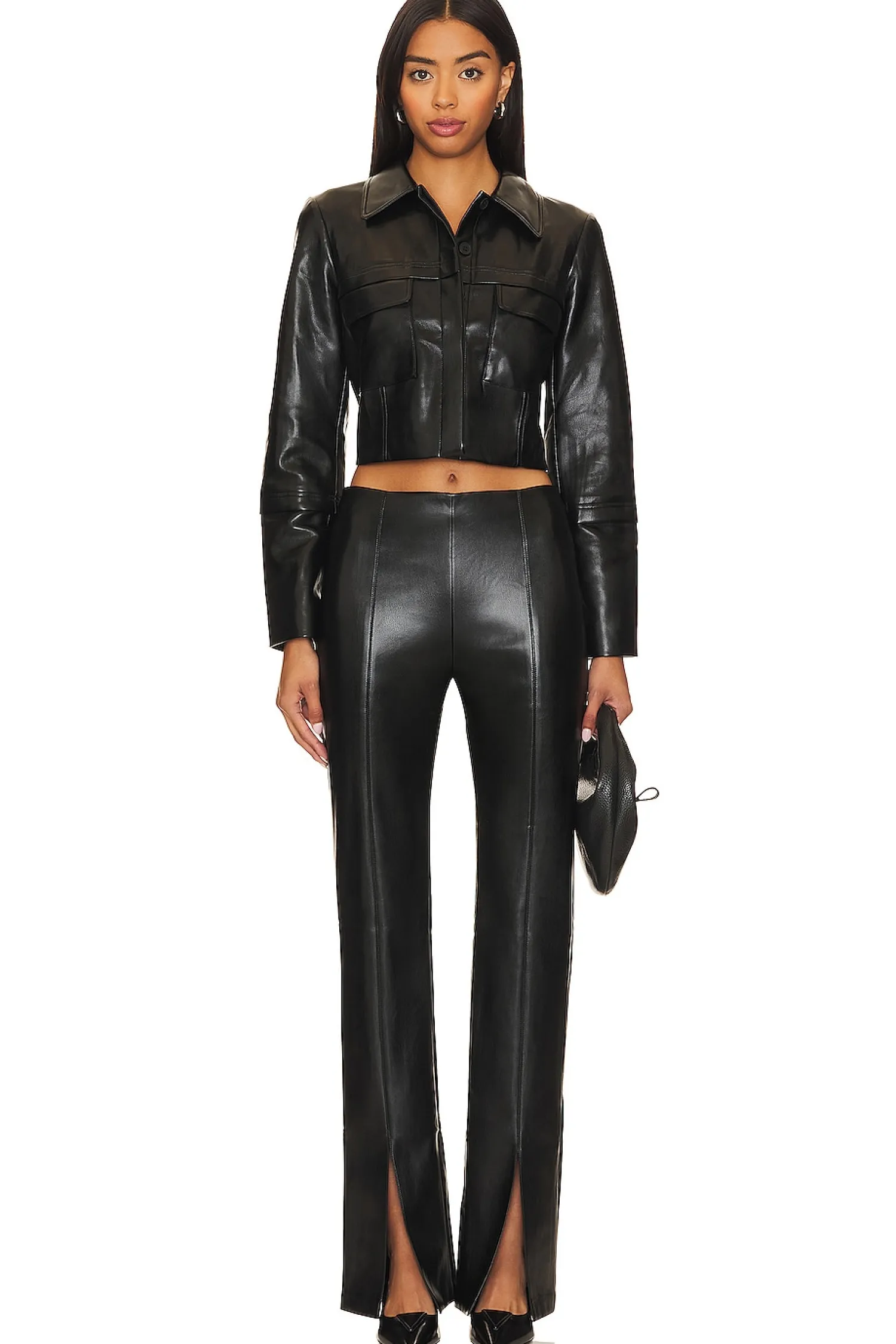 Women Amanda Uprichard Jackets & Coats>X Revolve Lucas Faux Leather Jacket