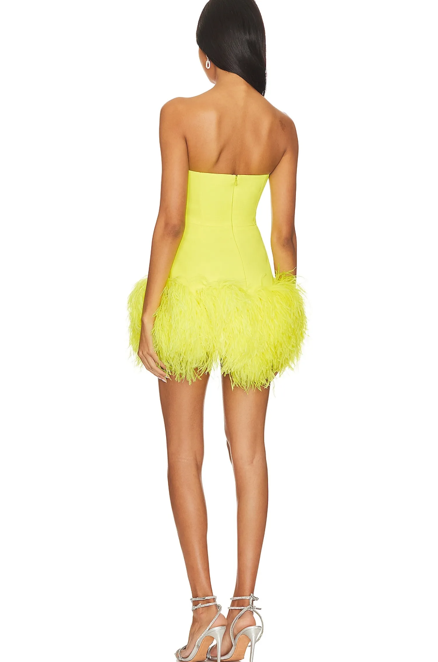 Women David Koma Dresses>x REVOLVE Neon Feathers Mini Dress
