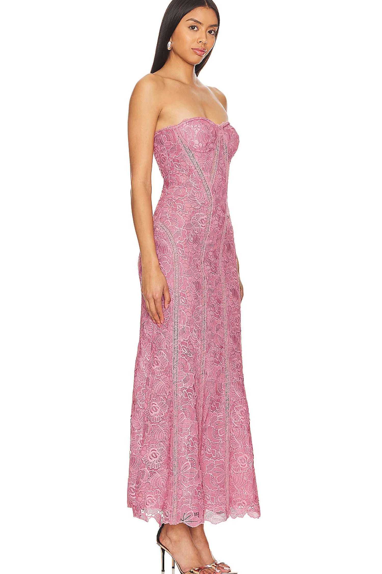 Women ROCOCO SAND Dresses>X Revolve Paris Lace Midi Dress