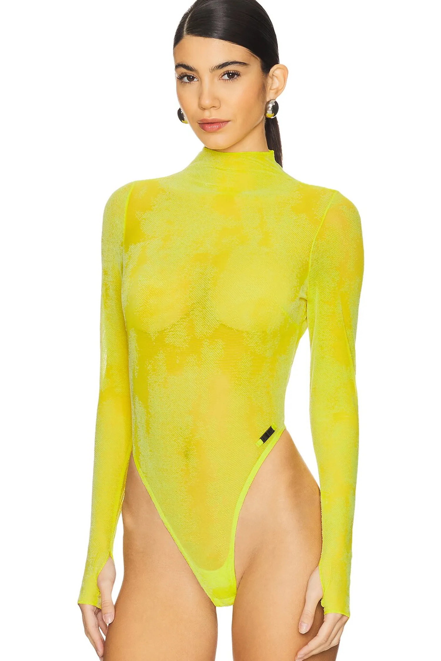 Women Diesel Lingerie & Sleepwear>X Savage Long Sleeve Bodysuit
