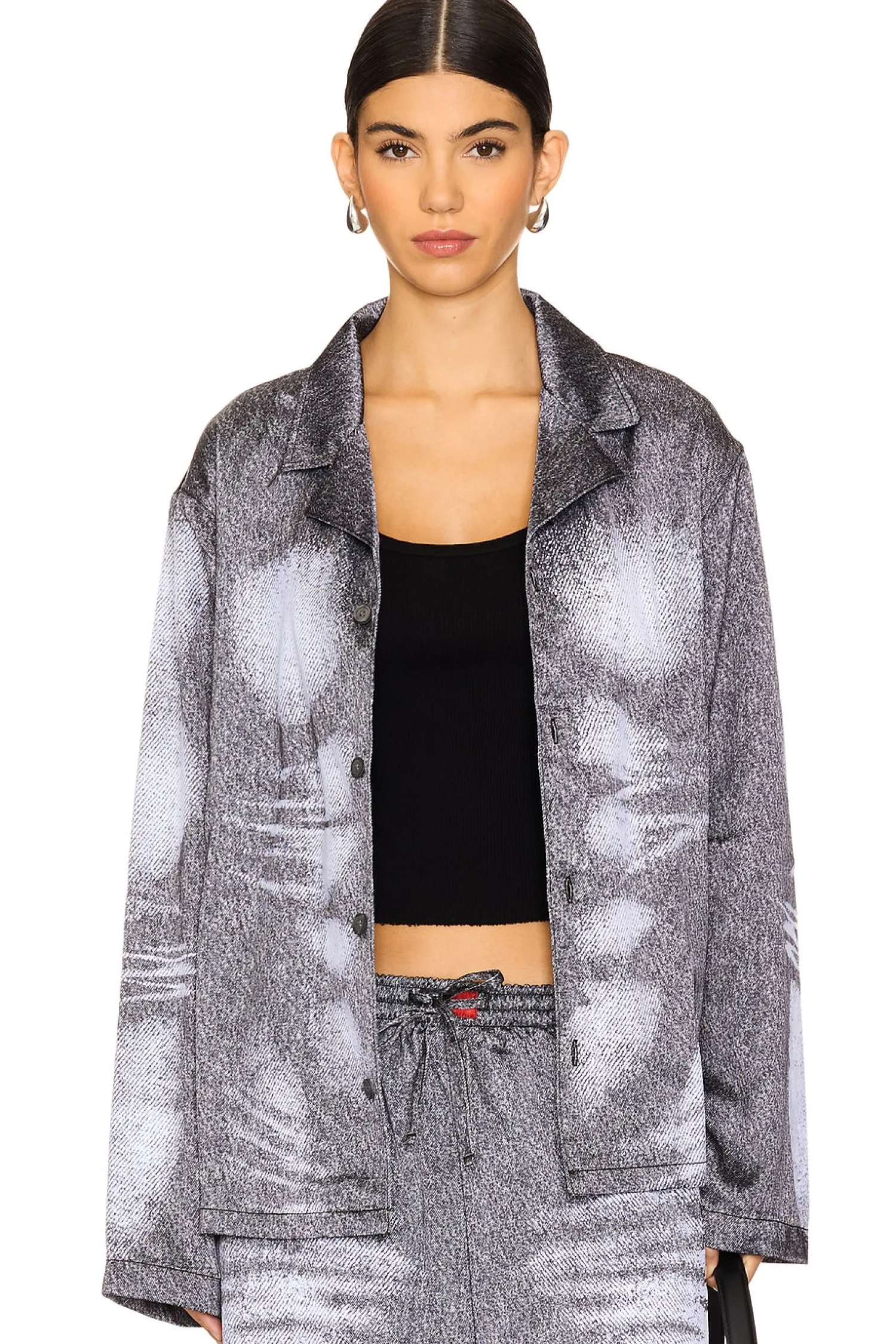 Women Diesel Matching Sets>X Savage Stains And Trompe Sleep Top