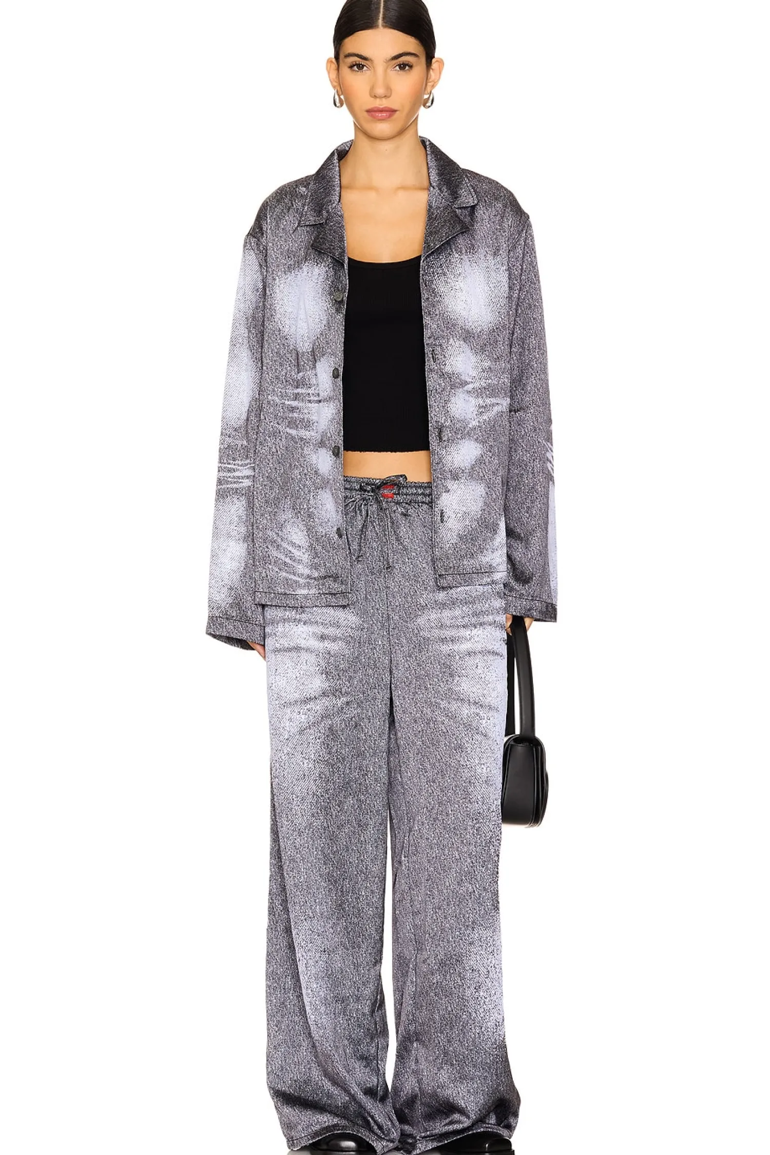 Women Diesel Matching Sets>X Savage Stains And Trompe Sleep Top