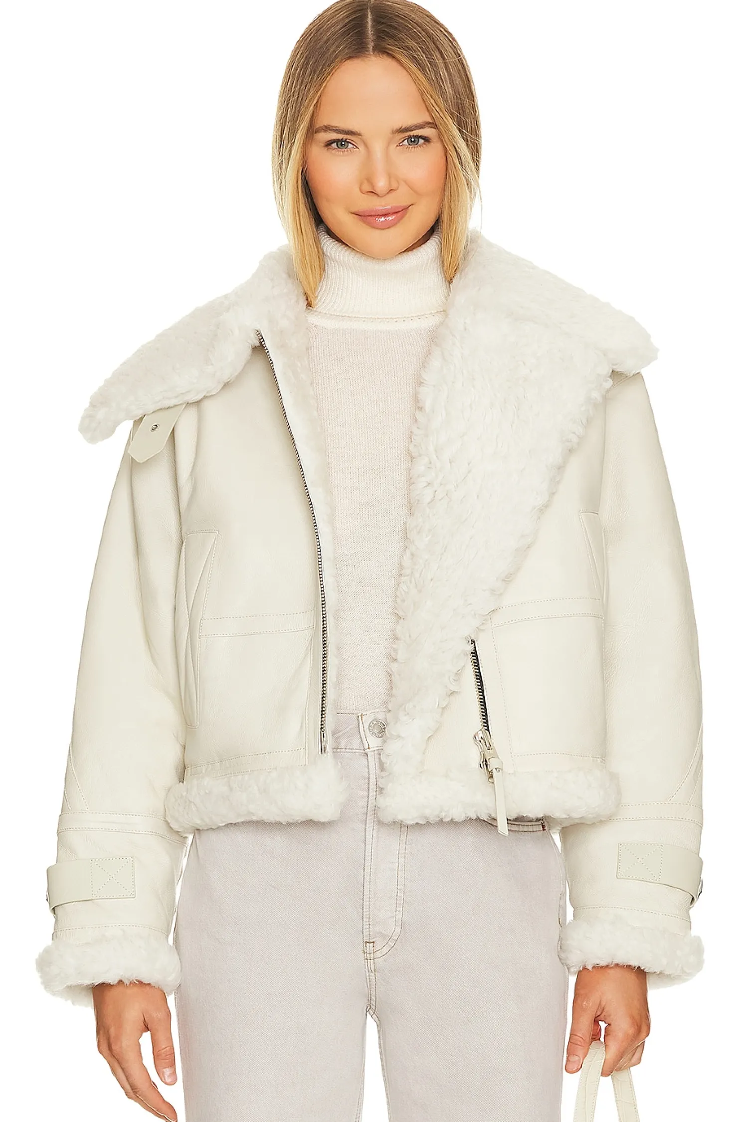 Women AGOLDE Jackets & Coats>x Shoreditch Ski Club Lola Shearling Jacket
