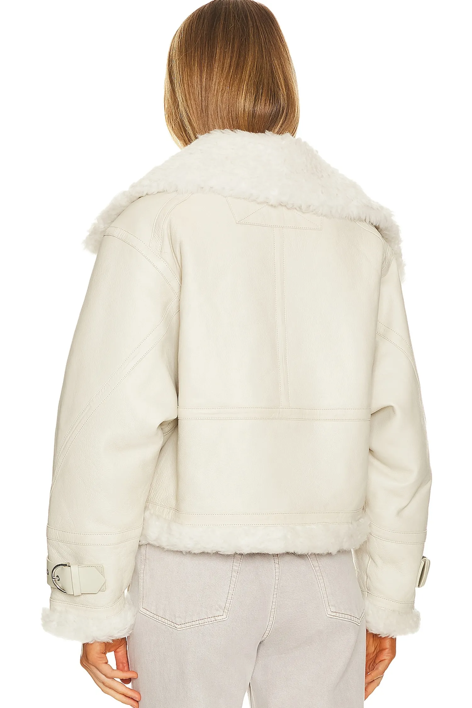 Women AGOLDE Jackets & Coats>x Shoreditch Ski Club Lola Shearling Jacket