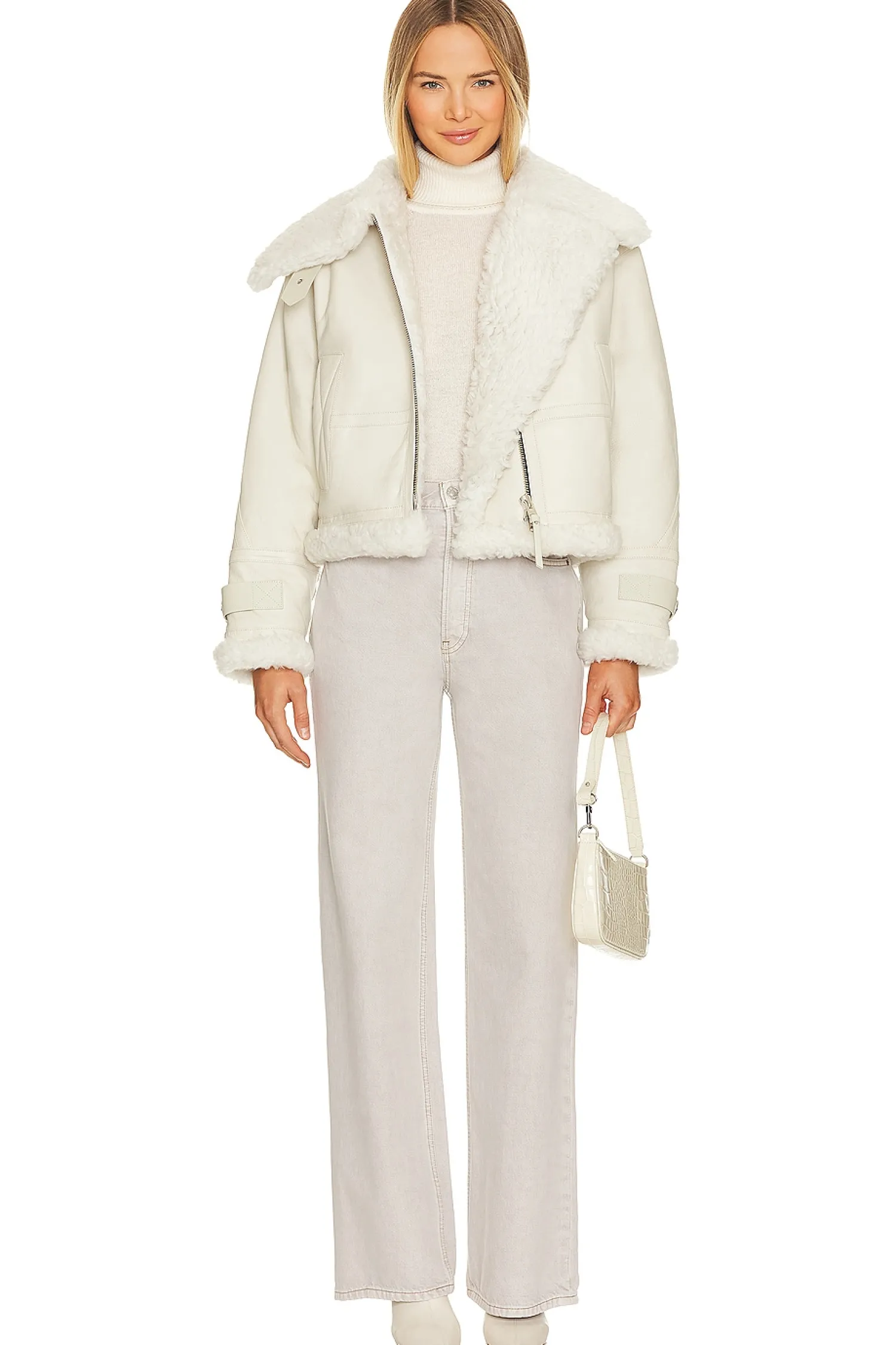 Women AGOLDE Jackets & Coats>x Shoreditch Ski Club Lola Shearling Jacket