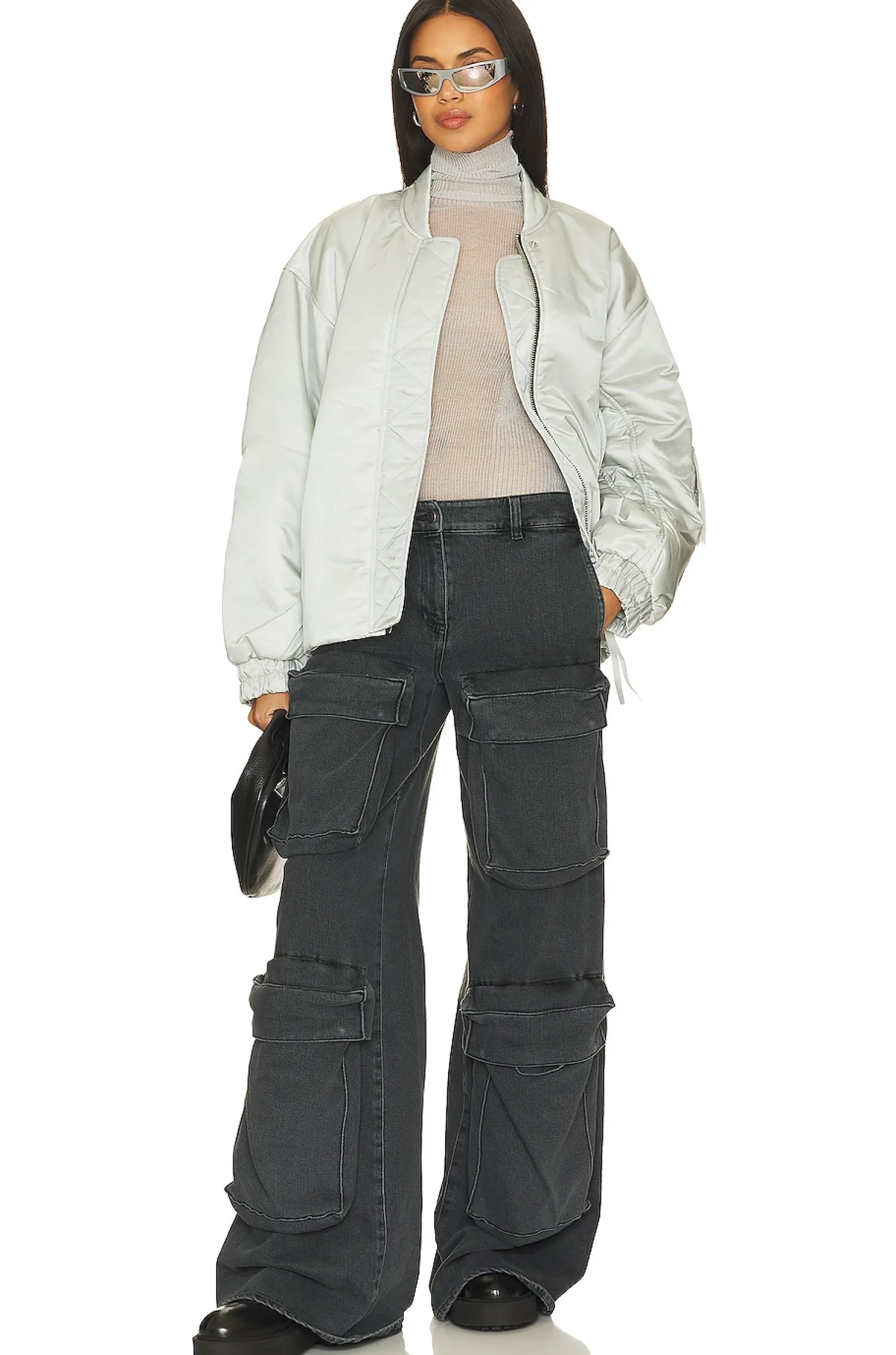 Women AGOLDE Jackets & Coats>x Shoreditch Ski Club Nisa Bomber Jacket