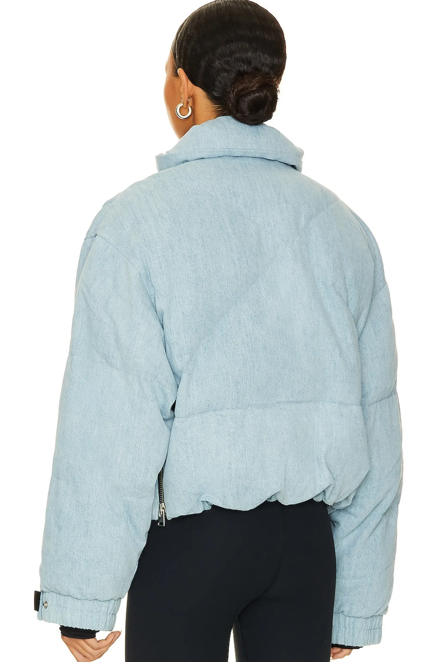 Women AGOLDE Jackets & Coats>x Shoreditch Ski Club Nova Denim Puffer