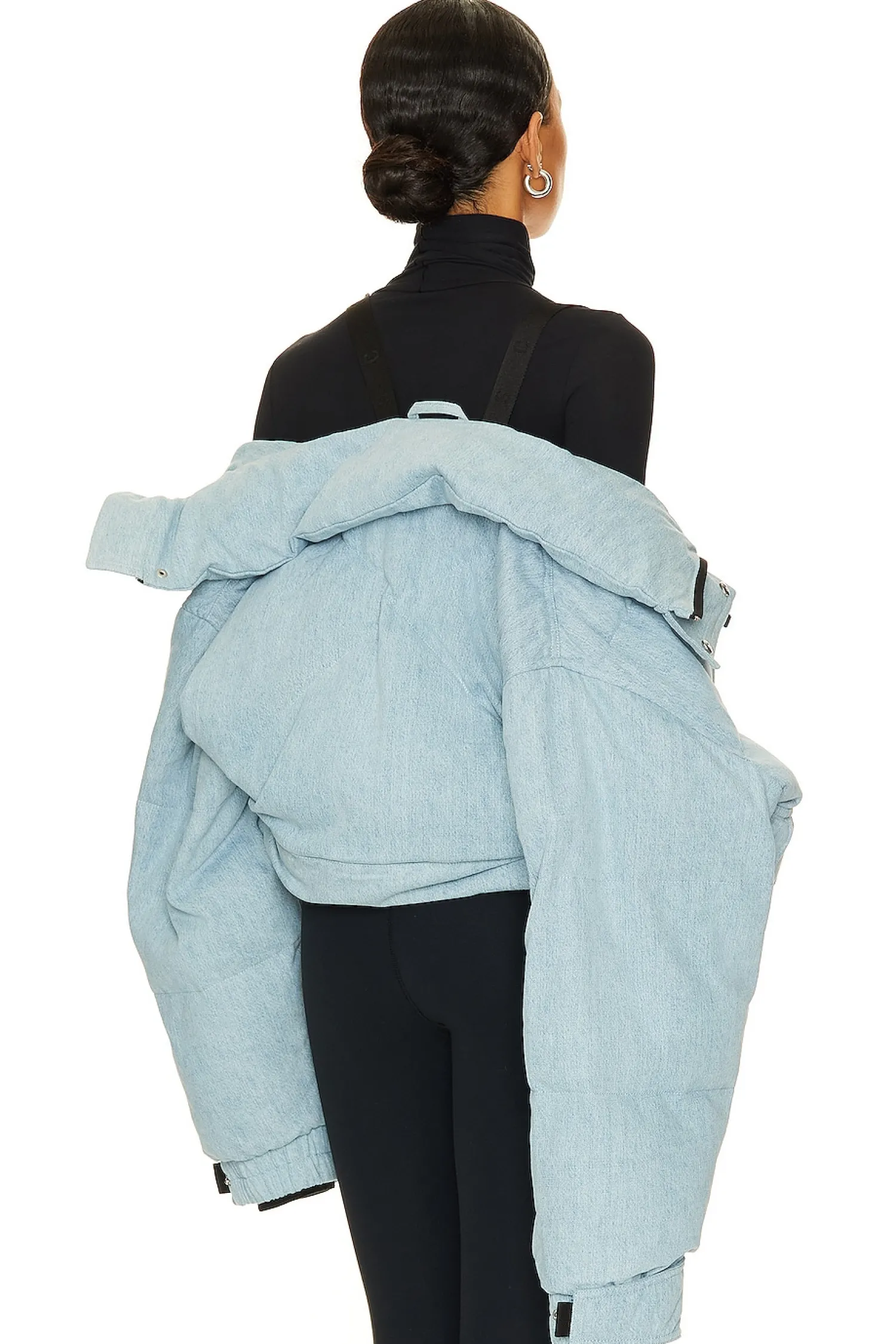 Women AGOLDE Jackets & Coats>x Shoreditch Ski Club Nova Denim Puffer