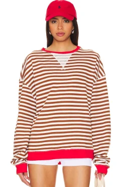 Women Free People Loungewear>x We The Free Classic Striped Crew