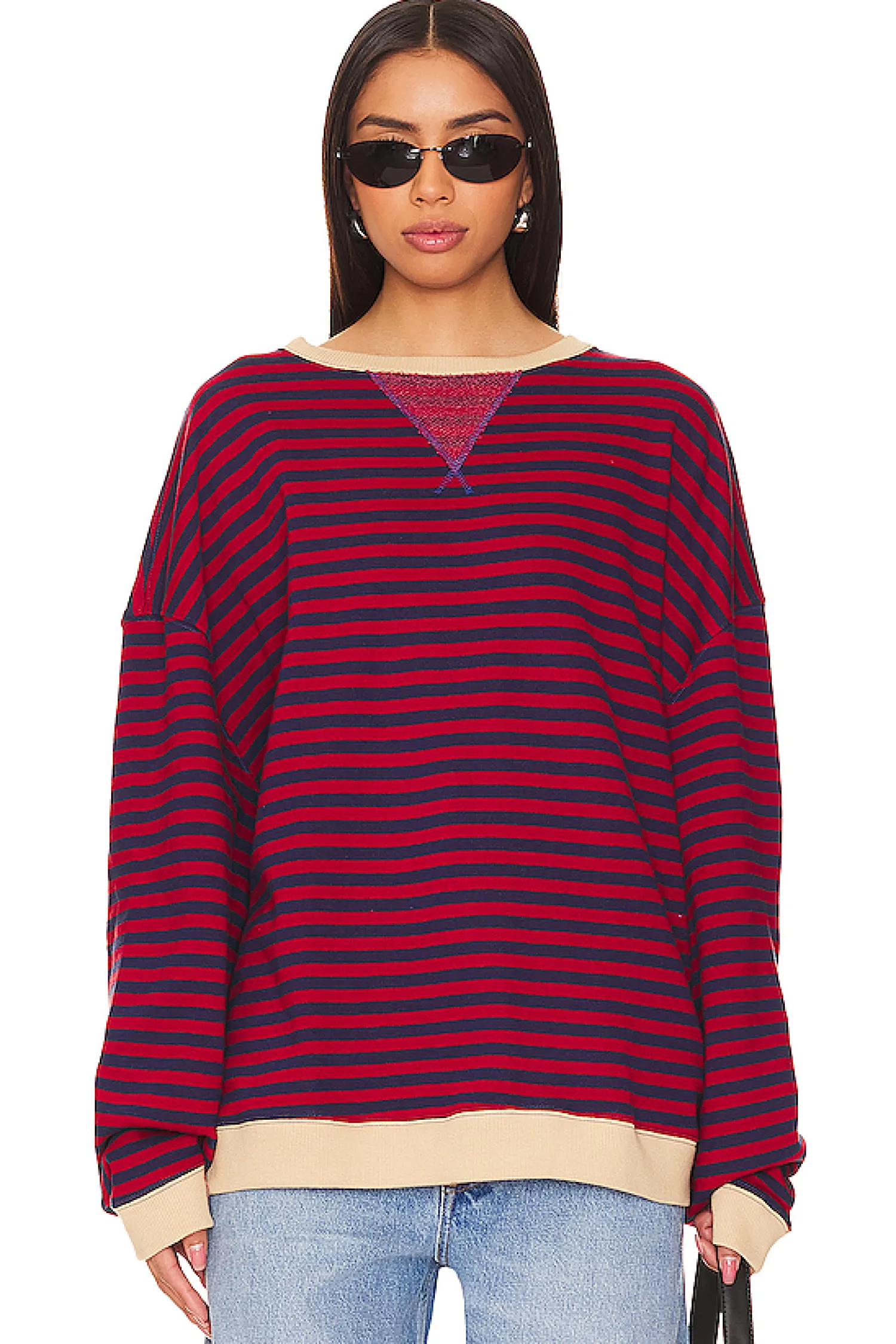 Women Free People Loungewear>x We The Free Classic Striped Crew