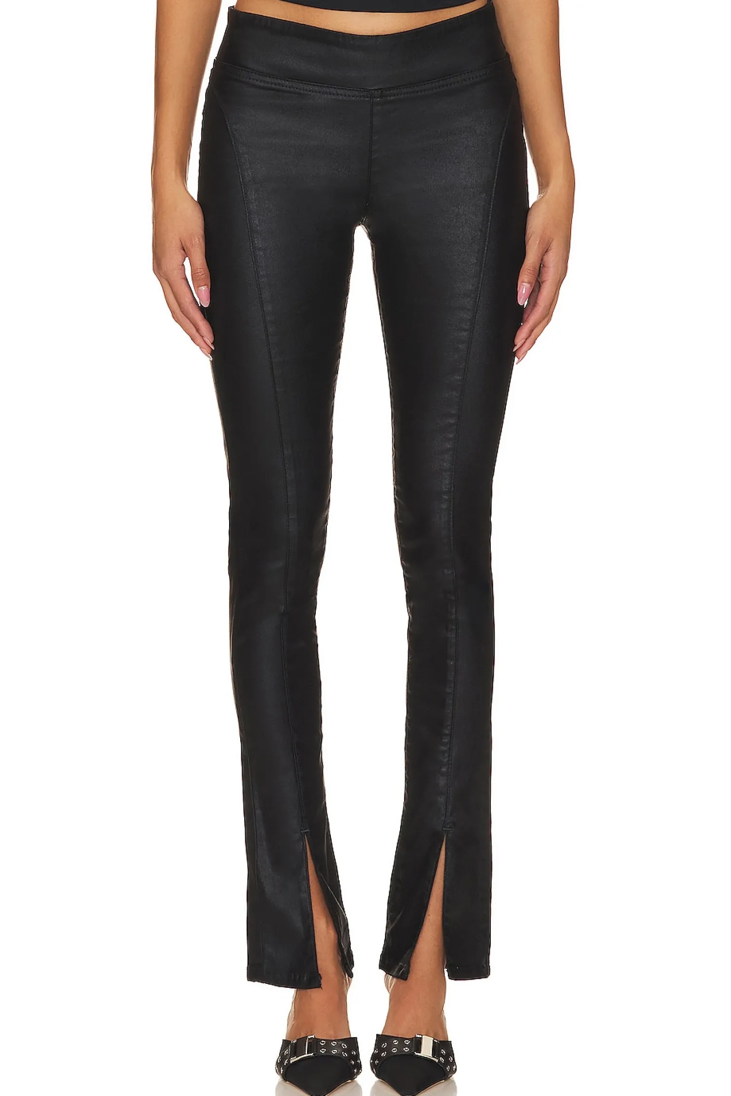 Women Free People Pants>x We The Free Double Dutch Coated Pull On