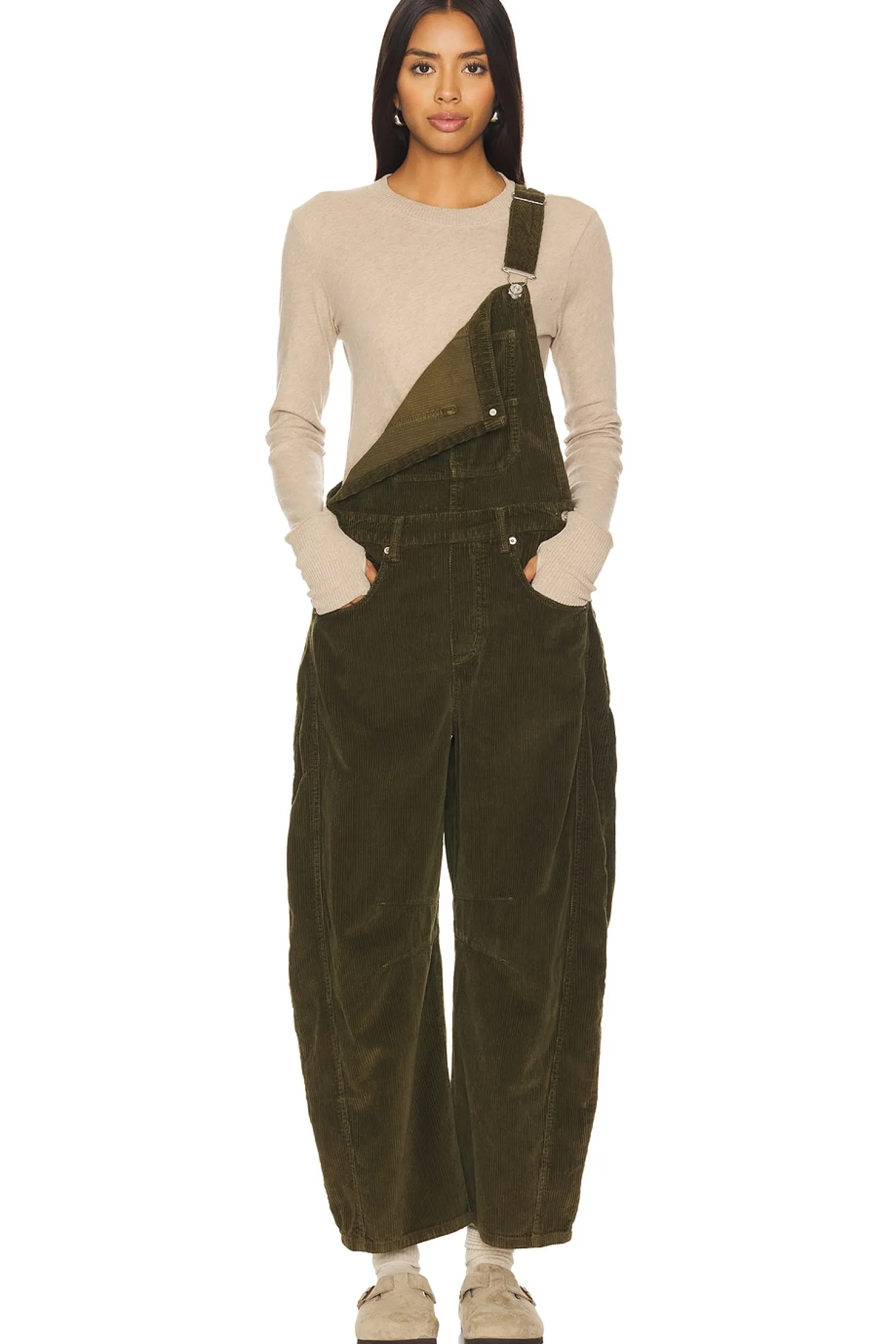 Women Free People Jumpsuits>x We The Free Good Luck Cord Overall