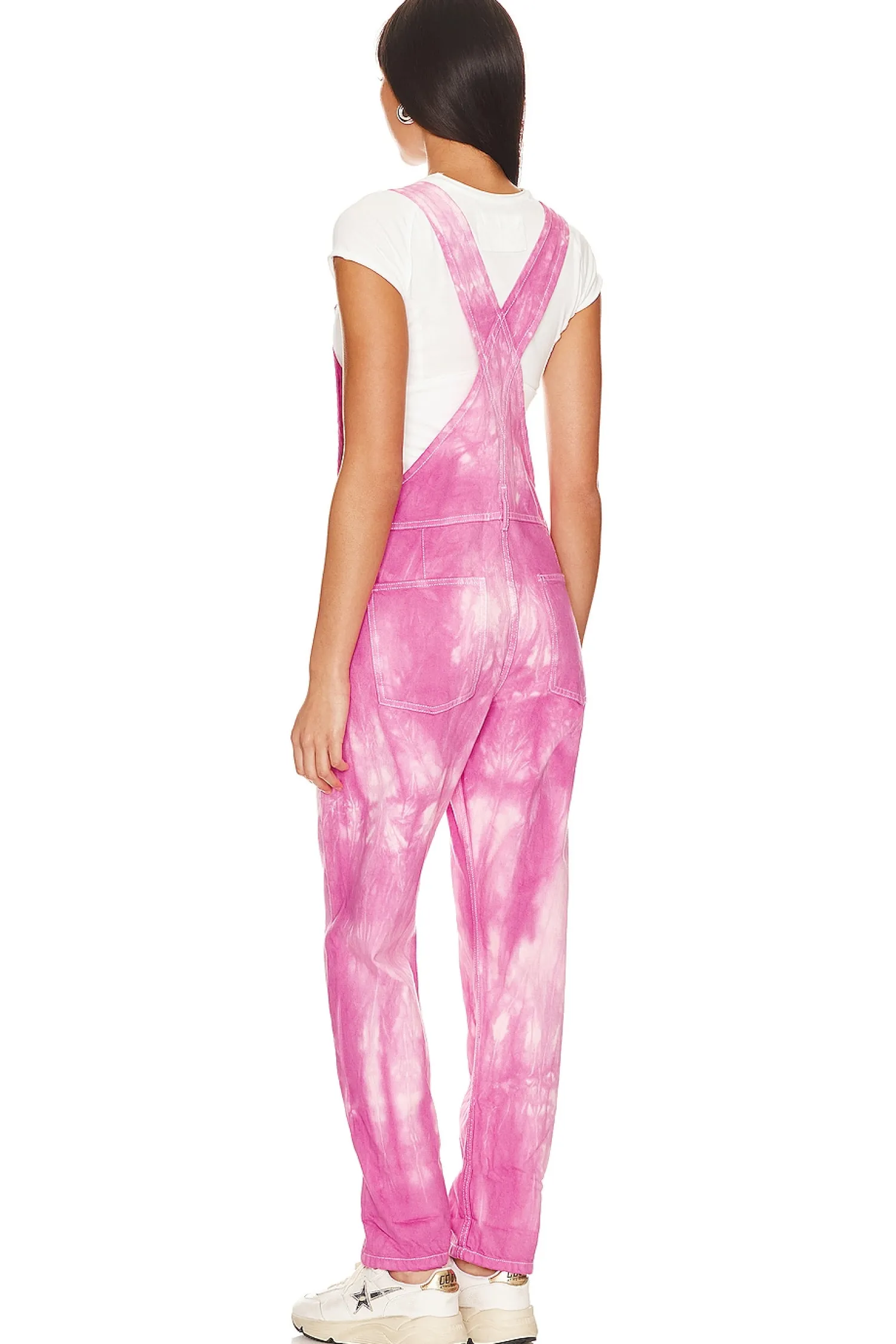 Women Free People Jumpsuits>x We The Free Ziggy Denim Overall In Electric Bouquet