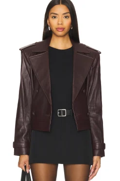 Women L'AGENCE Jackets & Coats>Xoey Cropped Trench
