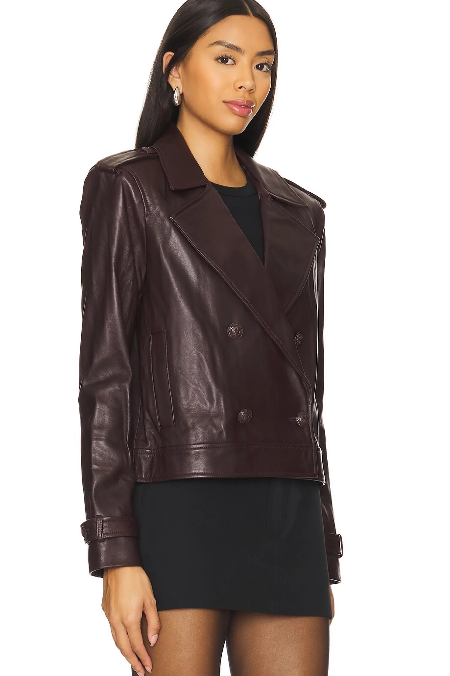 Women L'AGENCE Jackets & Coats>Xoey Cropped Trench