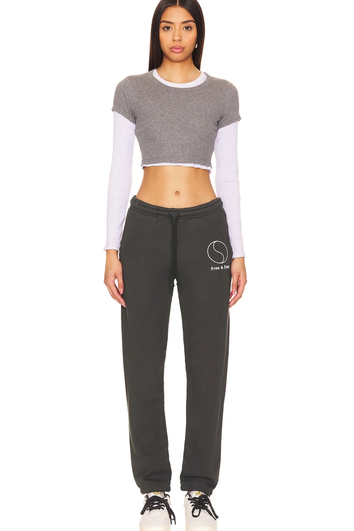 Women Free & Easy Pants>Yin Yang Heavy Fleece Sweatpants