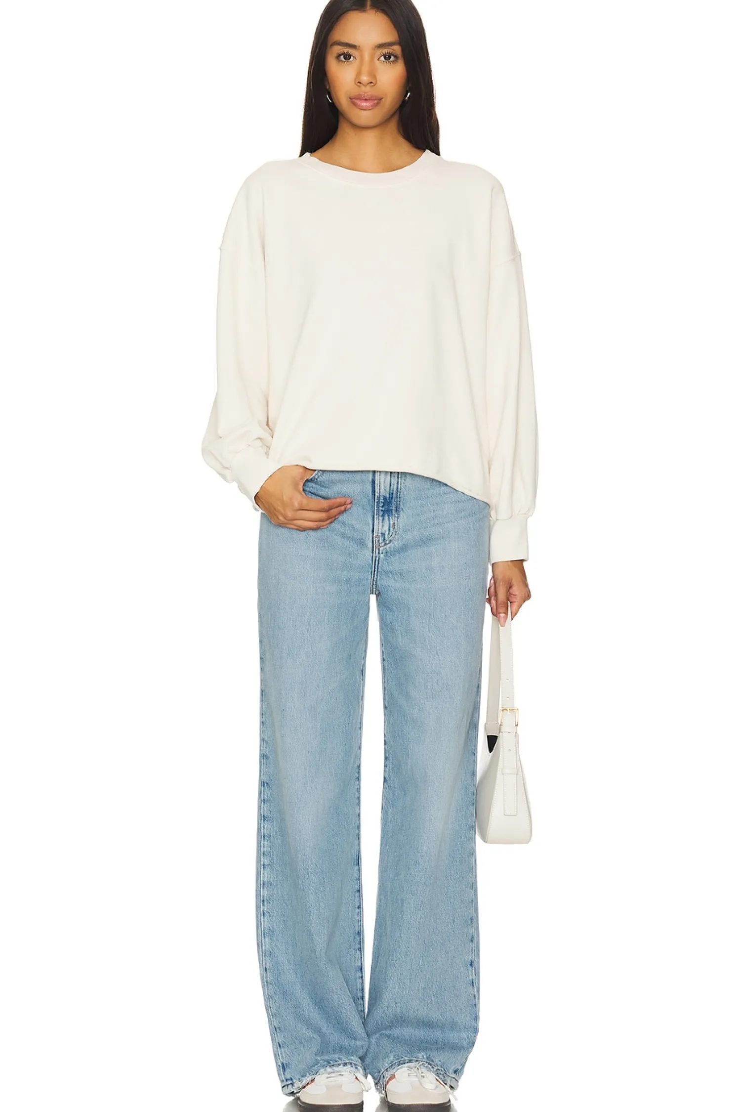 Women perfectwhitetee Loungewear>Zayne Sweatshirt