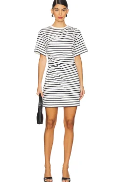 Women SIMKHAI Dresses>Zeus Short Sleeve Draped T-shirt Dress