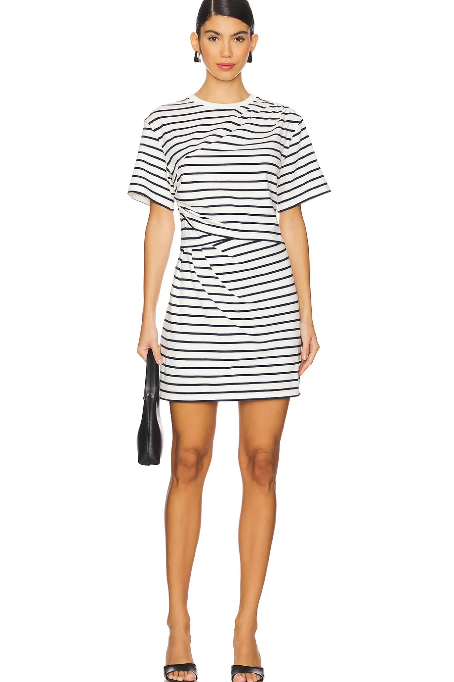 Women SIMKHAI Dresses>Zeus Short Sleeve Draped T-shirt Dress