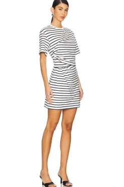Women SIMKHAI Dresses>Zeus Short Sleeve Draped T-shirt Dress