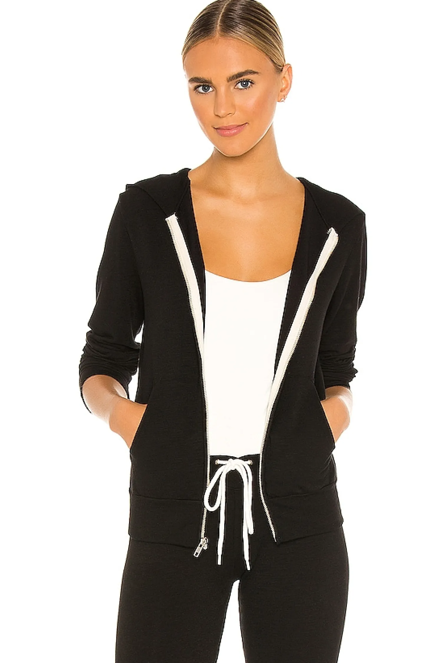 Women MONROW Loungewear>Zip Up Hoody
