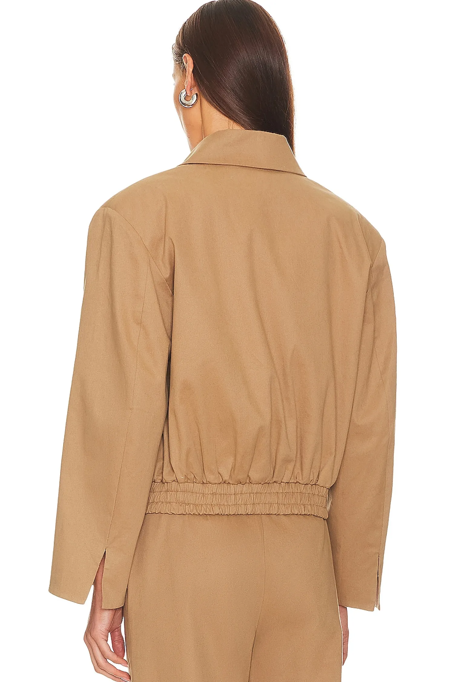 Women SELMACILEK Jackets & Coats>Zipper Detailed Canvas Jacket