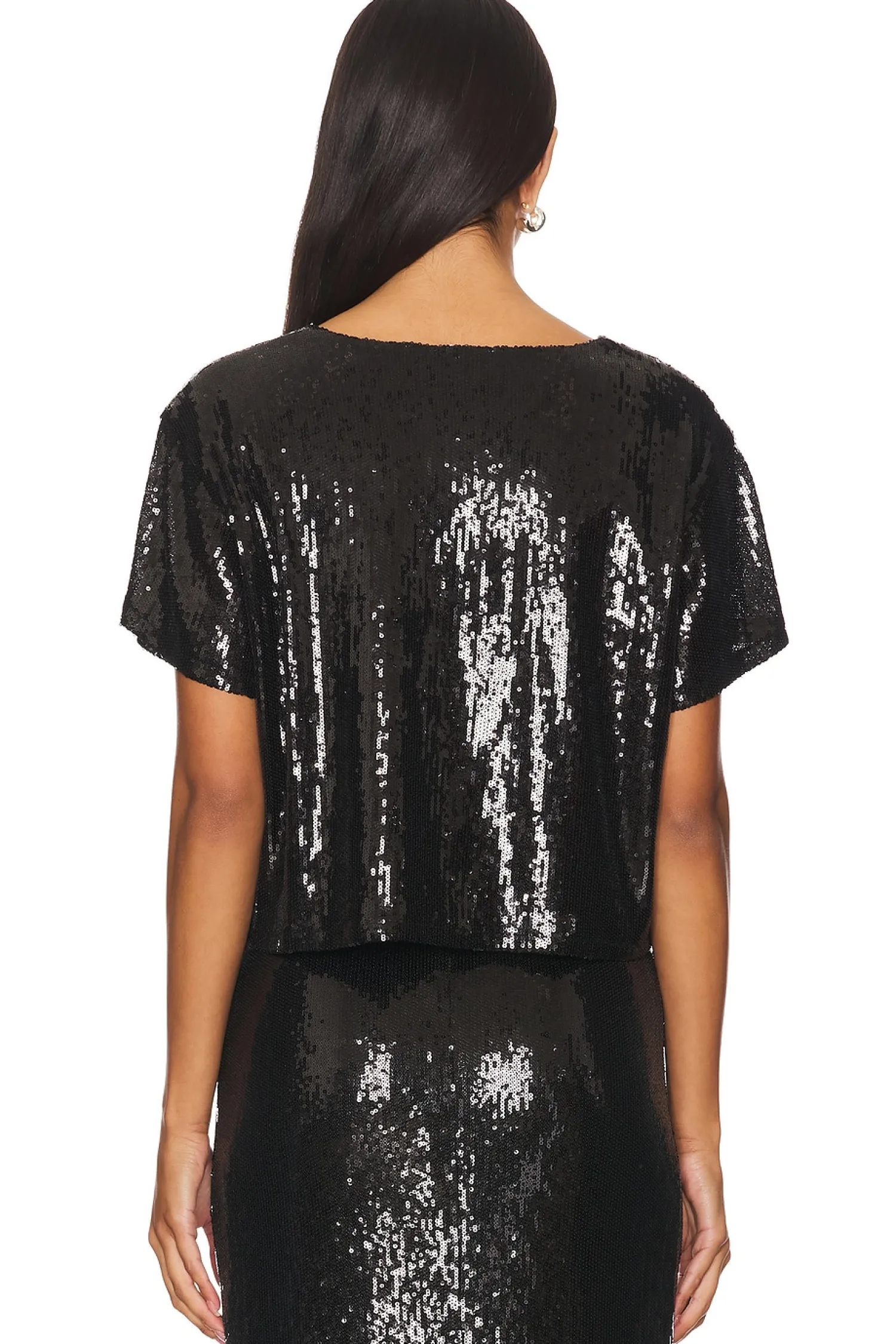 Women LNA Matching Sets>Zosia Sequin T Shirt