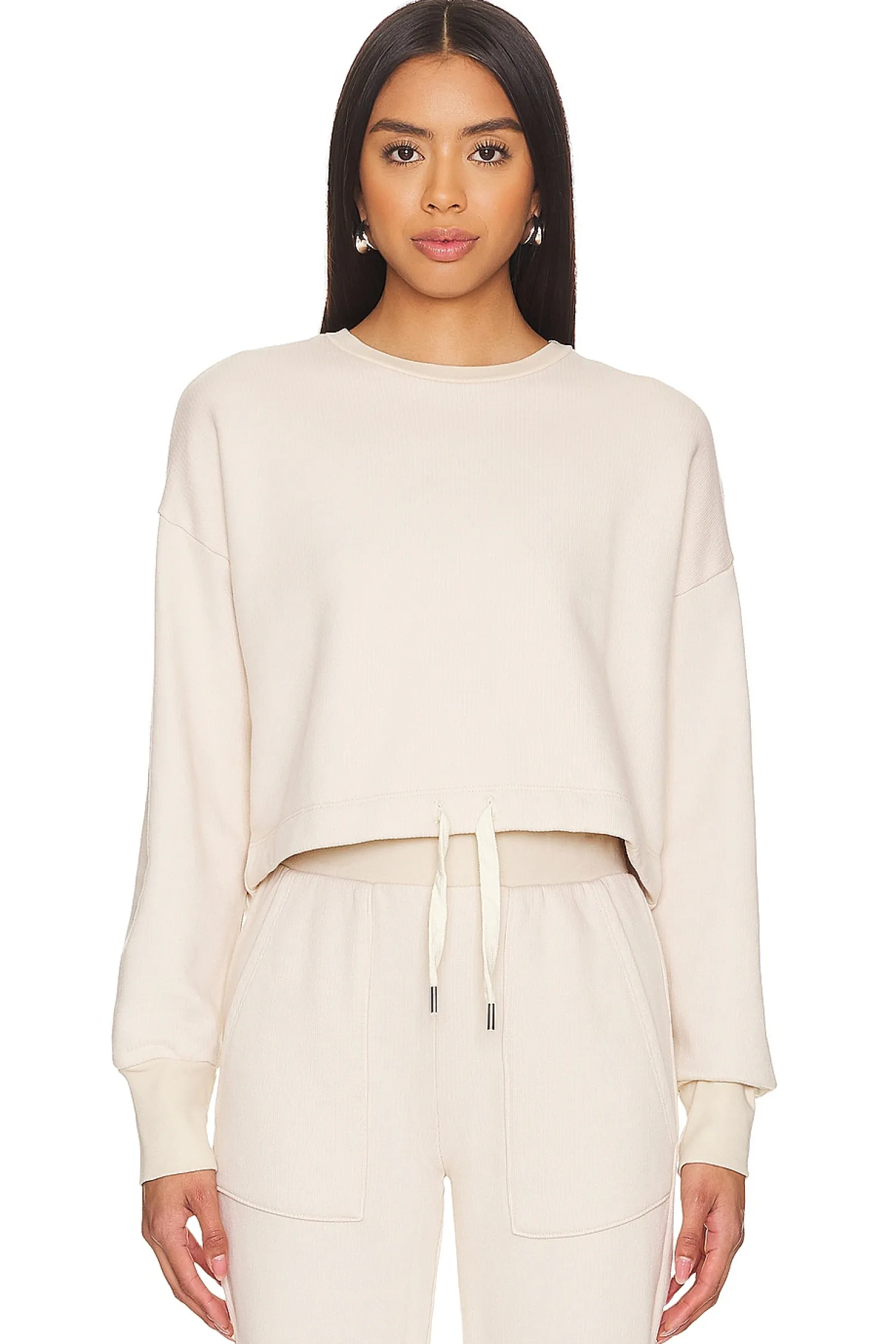 Women NSF Loungewear>Zuma Drawstring Waist Crew