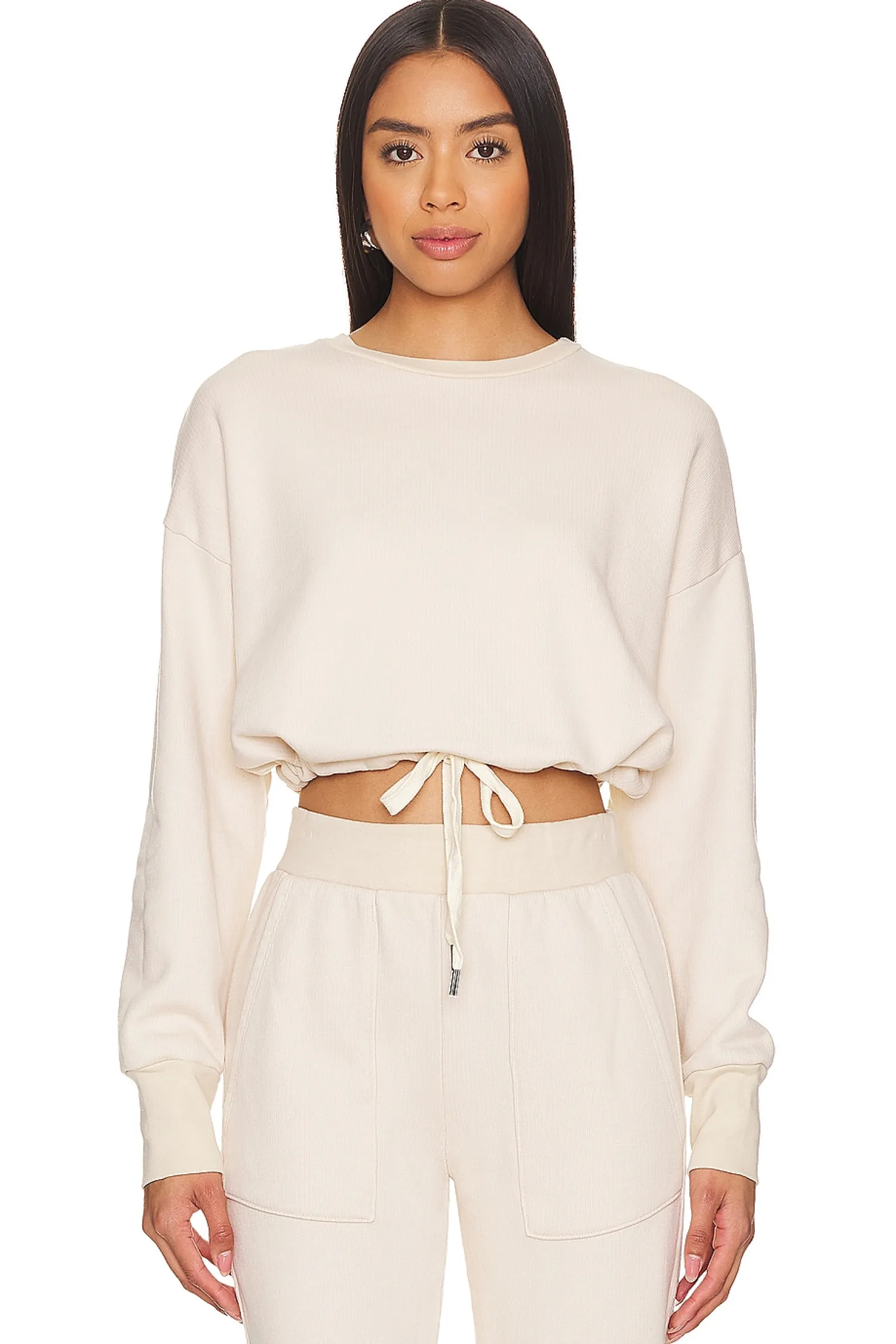 Women NSF Loungewear>Zuma Drawstring Waist Crew