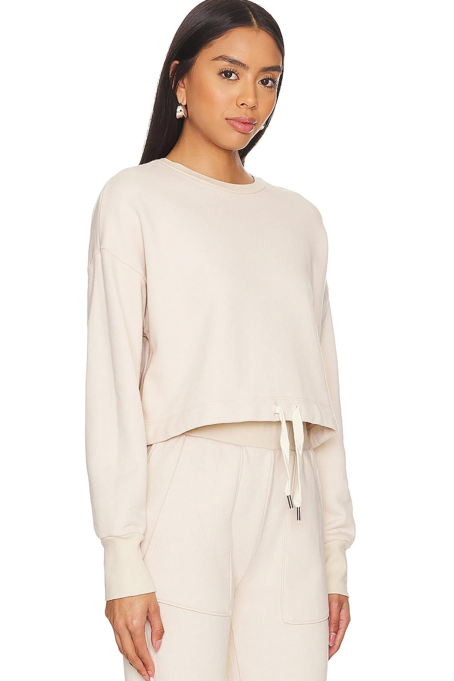 Women NSF Loungewear>Zuma Drawstring Waist Crew